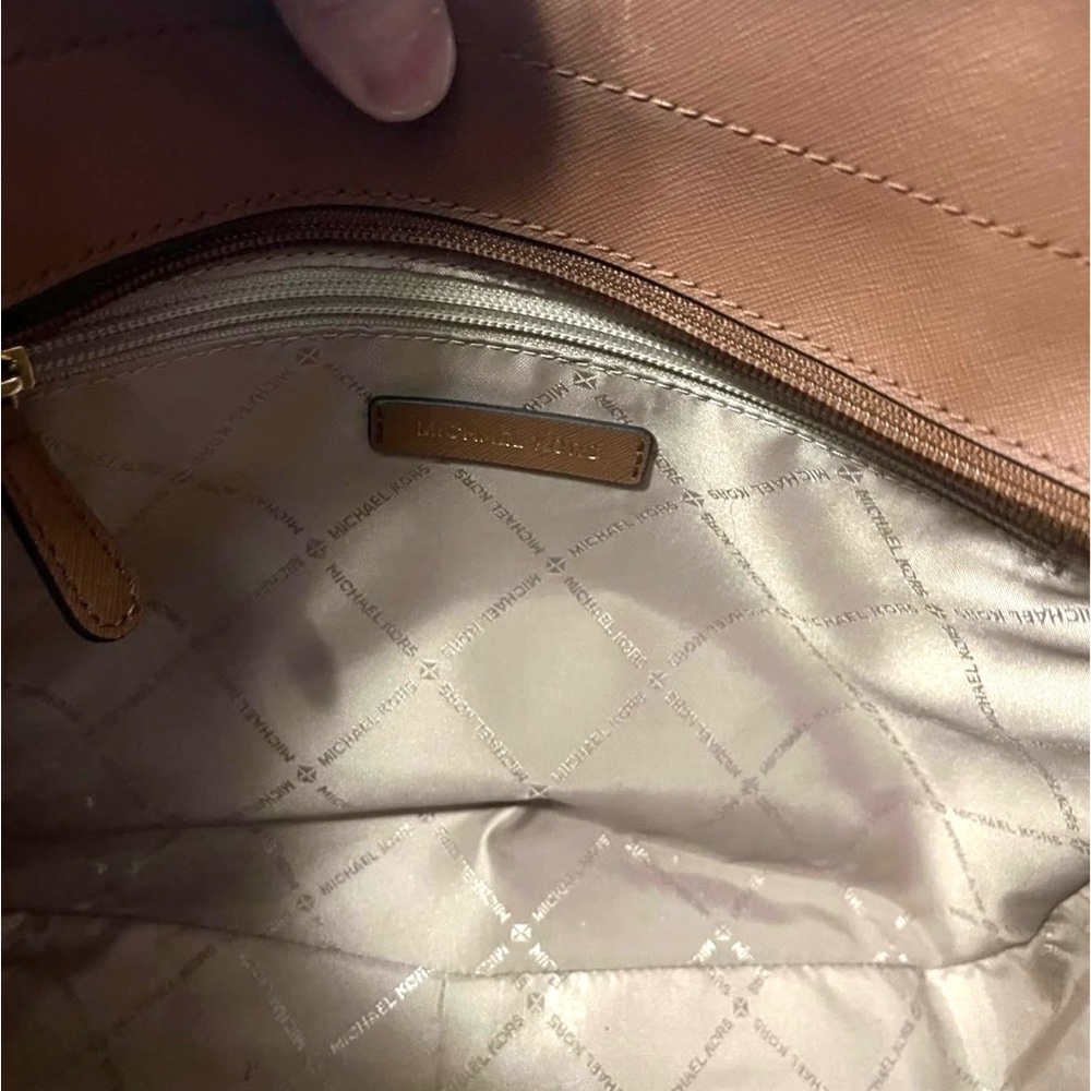 Michael Kors Signature Beige and Brown Tote - Picture 6 of 6